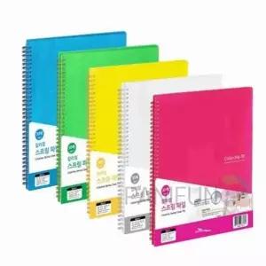 A4 스프링화일 30매 핑크 A4투명파일 스프링클리어파일 a4스프링파일40매 PP화일 서류화일