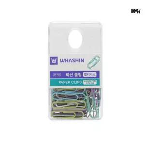 컬러 클립 1박스 10개입 종이집게 서류집게