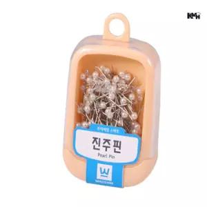 진주핀 1박스 10개입 진주시침핀 바지고정핀 수예용품