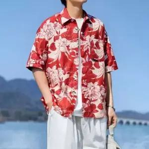 반팔셔츠 하와이안 꽃무늬 5컬러