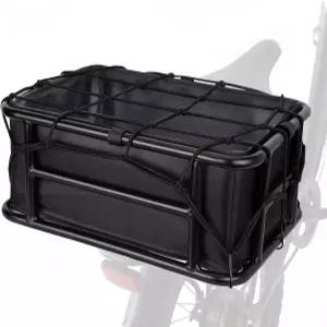 전기 자전거 및 램볼트 리어 랙 바구니 방수 라이너 카고 네트 레인 있는 튼튼한 식료품 반려견 반려동물