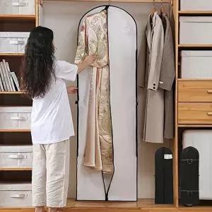 한복커버 웨딩드레스 커버 롱 한복 코트 방지 손잡이 옷커버