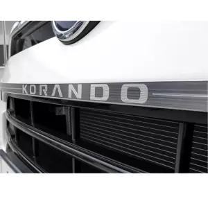 자동차 프론트 튜닝 스티커 메탈 가니쉬 뷰티풀코란도 [ACO8989]