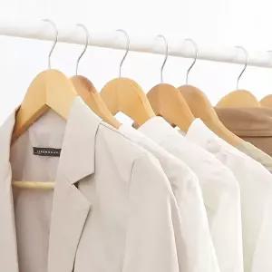 나무옷걸이 옷가게 상의 정장용 나무 원목 옷걸이 정장나무옷걸이