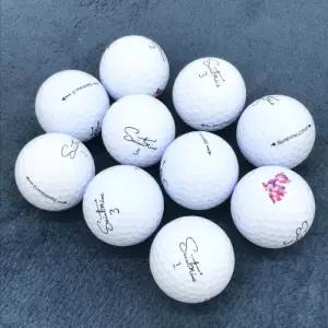 세인트나인 로스트볼 A+급 3피스 화이트 골프공 10개입