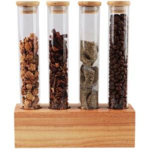 보관 커피 원두 정리용기 용기 정돈 정리 찻잎 밀폐형 유리병 진공 디스플레이