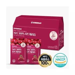 NFC 100% 타트체리즙 70ml x 30포 무첨가 원액 수면개선 관절건강 파우치 건강주스