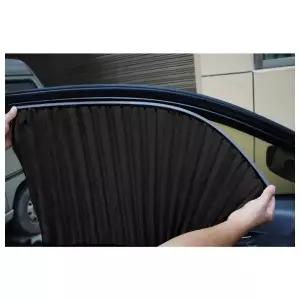 자석 카커튼 차량용 햇빛가리개 4p세트(블랙)