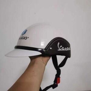 레트로 오토바이 헬멧 1 프 흰색 남성 파 이즈 반모 하프 여성