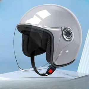 헬멧 바이크 페이스 하이바 빈티지 페이스 파 본프리 그레이 레트로 클래식바이크