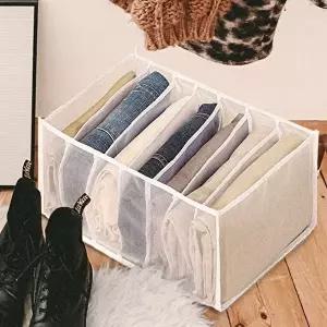 옷정리 패브릭 박스 7칸 바지 서랍
