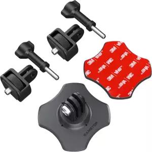 Sametop 유연 접착 마운트 3M 끈적끈적한 헬멧 부착물 GoPro Hero 13 12 11 10 Max 9 8 7 6 세션 Insta360