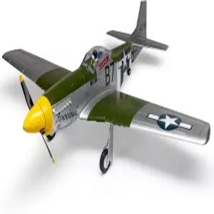 AS3X 및 세이프 셀렉트 EFL02650이 장착된 E-플라이트 P-51D 머스탱 1.0M BNF 베이직