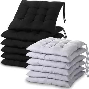 교실용 바닥 베개 12개 의자 학교 유치원 독서 코너용 벌크 사각형 좌석 쿠션 15.7인치 대형 두꺼운 명상