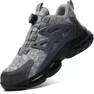 남성용 스틸 토슈즈 여성용 경량 편안한 작업용 운동화 복합 장시간 교대 근무용 안전 테니스