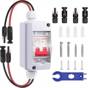 와요나 태양광 패널 분리 스위치 DC 500V 차단기 박스 32AMP IP65 방수 미니어처 PV 실외