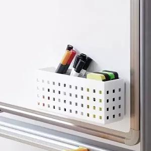 자석바구니 냉장고 대형 현관 자석 선반 바스켓