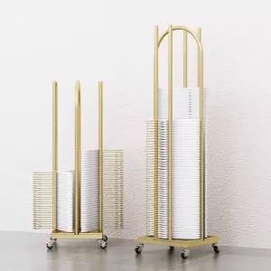 매장용 옷가게 의류매장 Type B-매트 옷걸이보관 블랙 정리대 1 보관랙 옷걸이