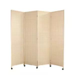 대나무 파티션 병풍 가림막 가벽 바퀴달린 인테리어 스크린