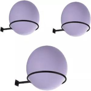 대형 안정성 볼 보관 랙 운동 달 벽걸이 요가 스튜디오 체육관 및 장비 정리함 (3개 )