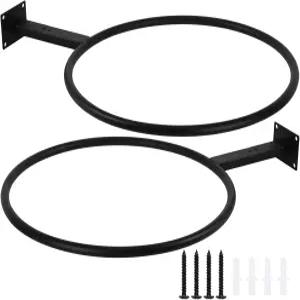 샤오페이지 블랙 요가 볼 홀더 운동 보관 가정 및 스튜디오 또는 상업 체육관용 벽걸이 안정 역할을