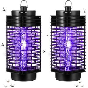Kittmip 2pcs 벌레 재퍼 모기 플라이 트랩 가정용 기피제 야외 파티오 곤충 킬러 주방 뒷마당 정원 캠핑