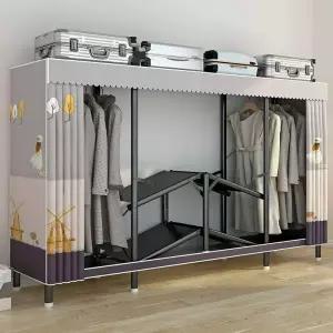 간편 옷장 접이식 폴딩 슬라이딩 조립식 수납장 원룸