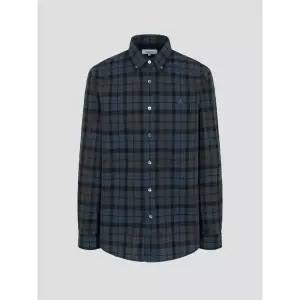 빈폴 남방 25FW 남녀공용 블랙워치 체크 셔츠 - 애쉬(BC5864C114)