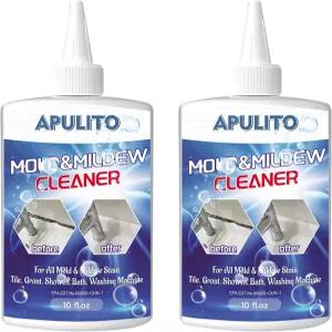 욕실 샤워 타일 욕조 싱크대 청소 솔루션용 APULITO 가정용 클리너 젤 10온스(2팩)