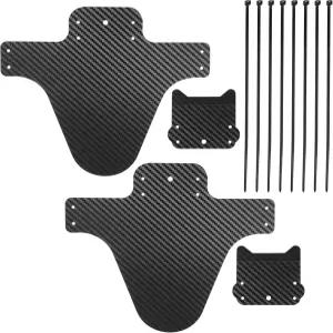 살브세버 2 세트 산악 자전거 펜더 후방 및 전방 호환 머드가드 조절 가능 29인치 플러스 사이즈 15개의