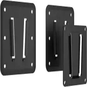 마운트잇! RV TV 마운트 방청 폴리머 듀얼 월 플레이트 및 퀵 릴리스 초슬림 0.7인치 프로필 최대