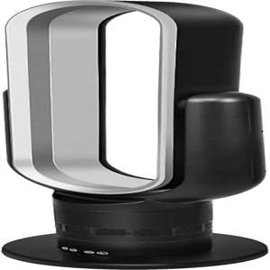 심플한 디럭스 39인치 블레이드리스 타워 팬 스탠딩 10가지 속도 설정 10시간 타이밍 잠금 저소음