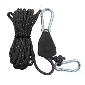 텐트 로프 카라비너 줄 세트 조임기 2M