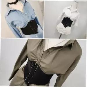 와이드벨트 가죽 와이드 코르셋 마법 벨트 프리사이즈