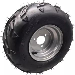 ZTDZZH 실버 16×8-7 라이트 타이어 휠 림 장착 50-125cc TAO ATV Go-Kart 미니 자전거 ATV용.