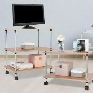 틈새 트롤리 모듈 이동식 팬트리 선반 미니 2단 협탁