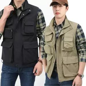 작업조끼 남성 등산 조끼 바람막이 낚시