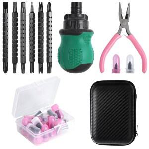 [미국배송] OYCKKKO 29PCS 타이어 수리 고무 네일 키트 플러그 자동차 긴급 패치 셀프 서비스 퀵 펑크 도구 자동차 오토바이 트럭에 적합합니다