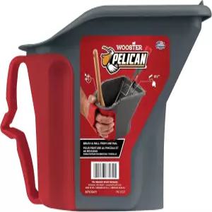 우스터 브러시 쿼트 페일 8619 펠리컨 핸드헬드 1 그레이 레드