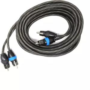 스카이 하이 카 오디오 2 채널 트위스트 18피트 RCA 케이블 코팅 OFC