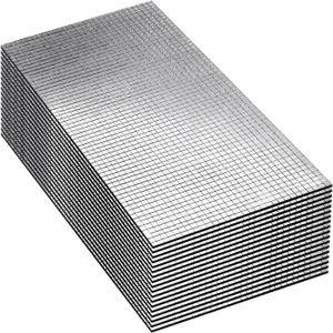 플리에이 18팩 32400개 공예용 셀프 접착 모자이크 타일 디스코 볼 장식용 유리 거울 DIY 꽃병 사진 액자