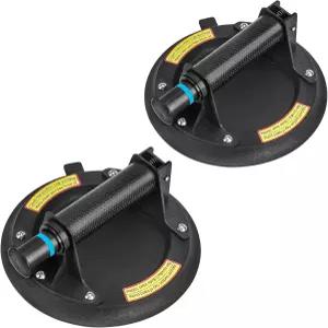 8인치 유리 흡입 컵 2팩 대형 대리석 및 타일 도구를 들어 올릴 수 있는 적재 용량 350파운드