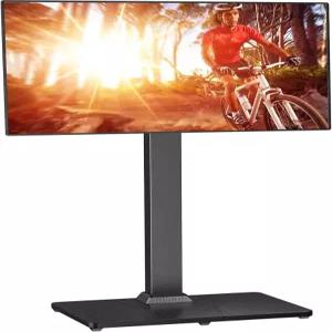 32-70인치 TV를 최대 88파운드까지 사용할 수 있는 Perlegear 바닥 TV 스탠드 9개의 높이 조절이 가능한