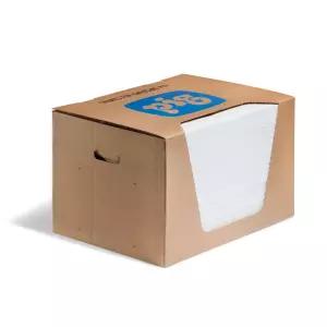 디스펜서 박스의 PIG 오일 흡수 매트 패드는 오일과 연료를 흡수하여 물을 14온스 흡수력 15인치 x 20인치