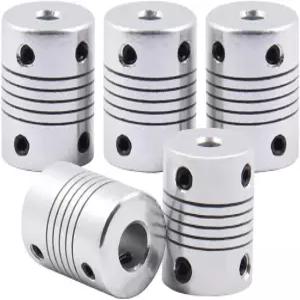 NEMA 17 스테퍼 모터 RepRap 3D 프린터 또는 CNC 기계 액세서리와 호환되는 사이퍼 플렉시블 커플링 5mm ~