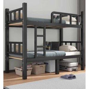 이층 침대 프레임 철제 안전 견고한 4다리 침대 분리형 구조 90X200