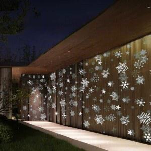 크리스마스 장식 쇼윈도 유리문 정전기 스티커 쇼핑몰 창문 눈꽃