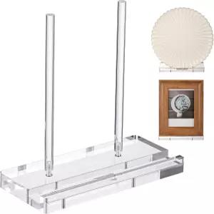 크로블리슬 테이블탑 아크릴 디스플레이 스탠드 클리어 이젤 책 홀더 그림판 액자 앨범용 아트워크 보관 랙