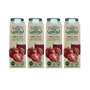 돈시몬 착즙 토마토주스 1L, 4팩