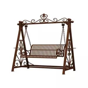 야외 흔들의자 그네의자 앤티크 테라스 마당 철제 스윙체어 그네 흔들 청동 유럽풍 공원